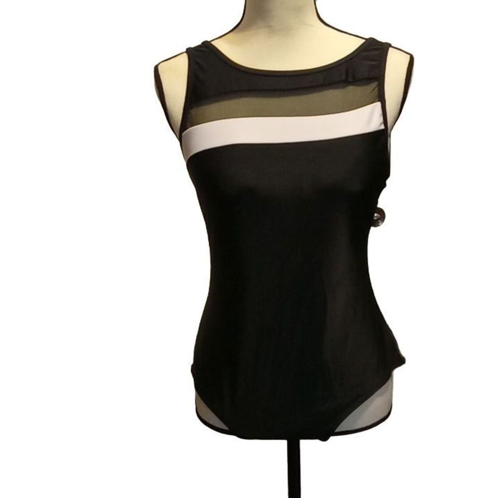 Catalina Black One-Piece Women's‎ Swimsuit Size Medium